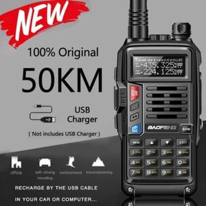 Talkie-walkie longue portée haute puissance H16 12W, bande VHF/UHF