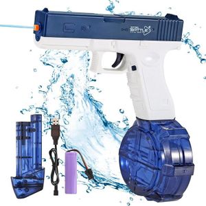 PISTOLET À EAU Pistolet à eau électrique ZGEER pour enfants de 8 à 12 ans - Bleu - Grande capacité - Utilisation extérieure