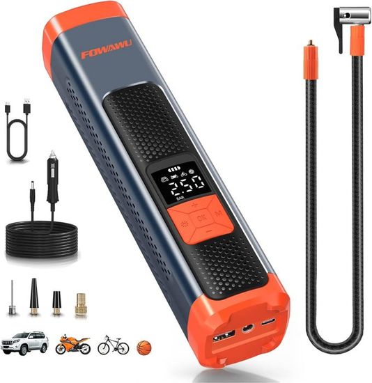 Mini Compresseur Électrique USB Haute Pression - Auto, Moto, Vélo
