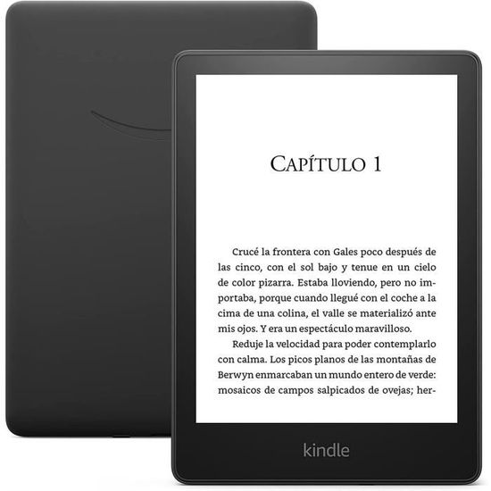  Kindle Paperwhite 8 Go 6,8" Lumière chaude réglable avec publicité - Ebook