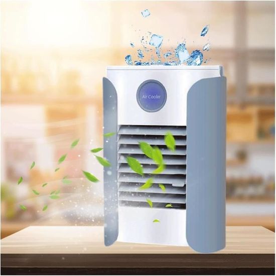 Mini Climatiseur Mobile 3 Vitesses Usb Climatiseur Chambre Silencieux 