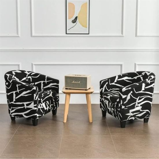 Housse de Fauteuil Cabriolet Imprimé Housse de Canapé Tub Convertible Housse de Fauteuil Cabriolet Imprimé Housse de Canapé Tub Convertible