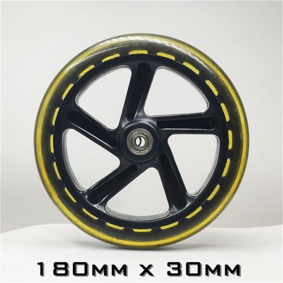 Lot 4 Roues Polyuréthane Pour Skate Parc Rue Roues De Skateboard PATIKIL 70mm 78A Longboard Roue Doux, 4 Paquet Croiseur Roues Rue Roues Pour Skateboards Skateboard Roue Rechange PU, Blanc Skate Penny