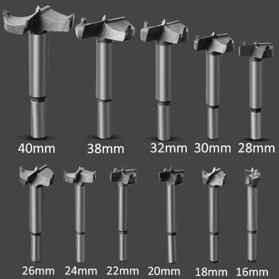 Mèche Forstner 40mm ASNOMY - Fraise Bois Carbure Pour Travail Du Bois Précision