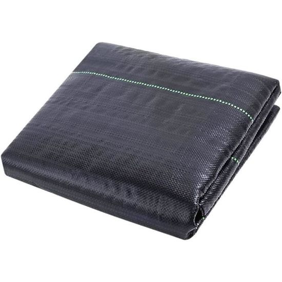 Tissu Anti-mauvaises Herbes En Rouleau Pour Couvrir Sol De Jardin 8 X 1,2 M