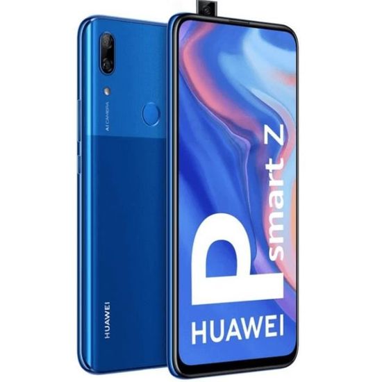 Huawei P Smart Z - Smartphone 64GB, 4GB RAM, Dual Sim, Sapphire Blue