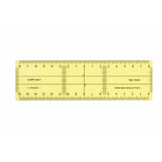 Regle Equerre Aleph Petit Modèle - Cours Maths Mathematiques Eleves ...