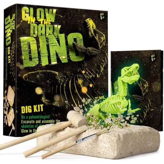 Triceratops Trek - Kit de bricolage de paléontologie pour enfants. - Le