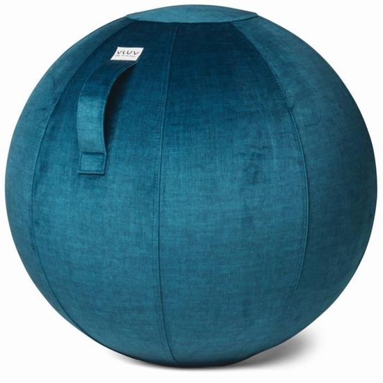 WTZHHK - Housse Ballon De Gym/swiss Ball - Tissu Coton/lin - Bleu - Taille 65cm - Sans Ballon Inclus