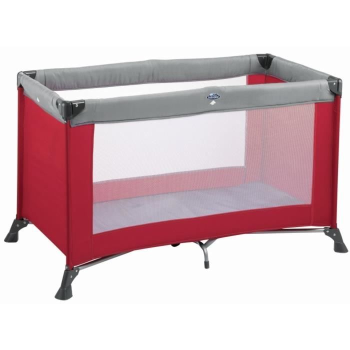 Babideal Lit Parapluie Kompak Rouge Gris Cdiscount Puericulture Eveil Bebe