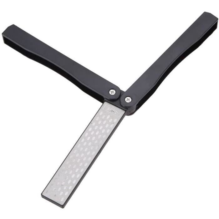 TK Aiguiseur de Couteau,Double Face Pliable, Diamant Affuteur Aiguiseur Couteaux Pierre a Aiguiser pour l\'outil d\'affûtagede