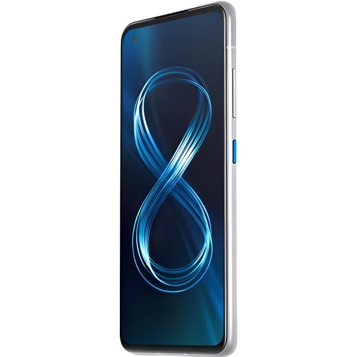ASUS Zenfone 8 - Smartphone 5G Débloqué - 8Go / 256Go - Android 11 - Ecran AMOLED 120Hz - Batterie 4000 mAh - Argent Horizon