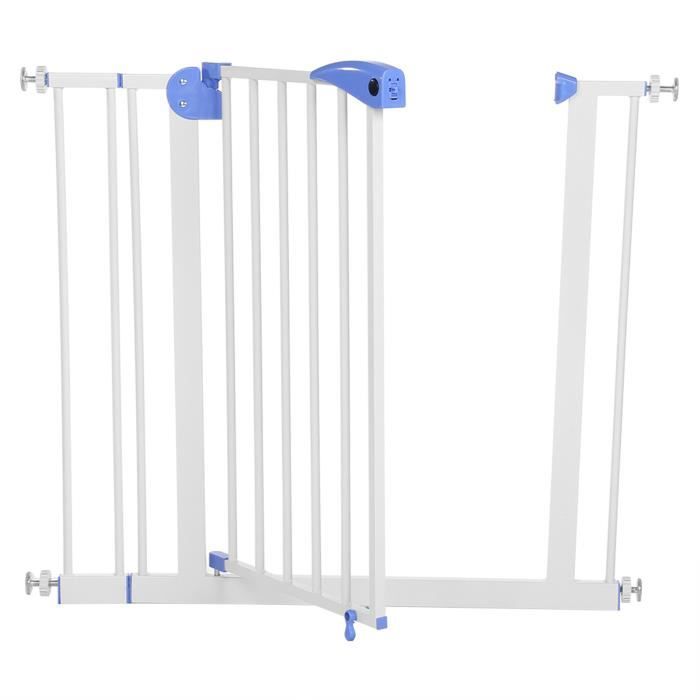 Barrière de Sécurité Bébé, Enfant - 80-91cm - Barrière de Sécurité pour Escaliers, Portes, Couloir