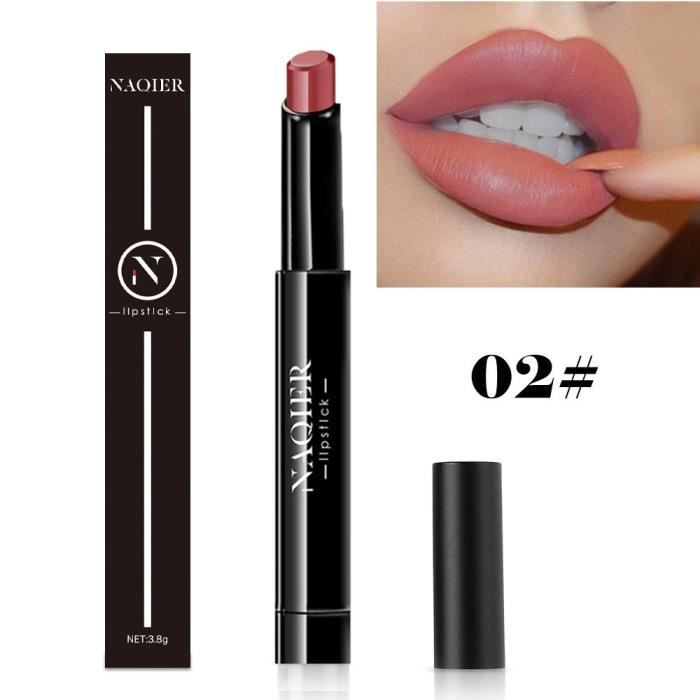 8 couleurs cosmétiques femmes imperméables velours mat rouge à lèvres brillant à lèvres maquillage@1