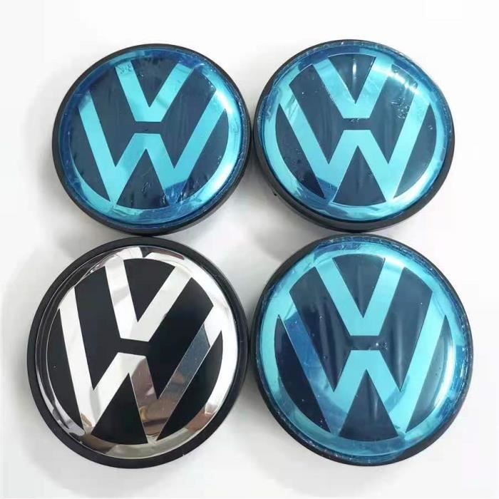 40 x centre de roue cache moyeu VW 76mm logo volkswagen emblème 7L6601149