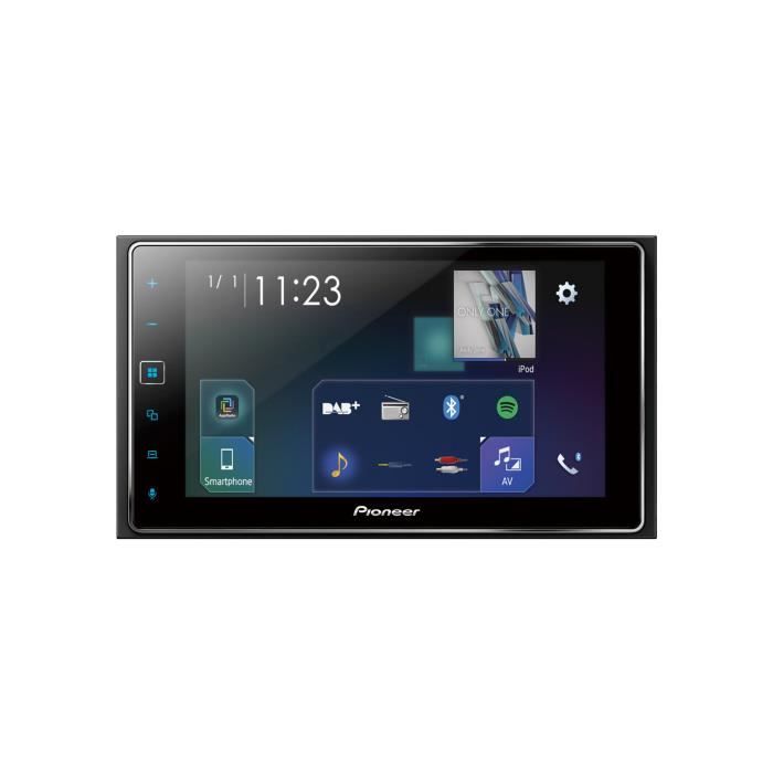 Pioneer Car Multimedia Autoradio USB-Bluetooth Noir