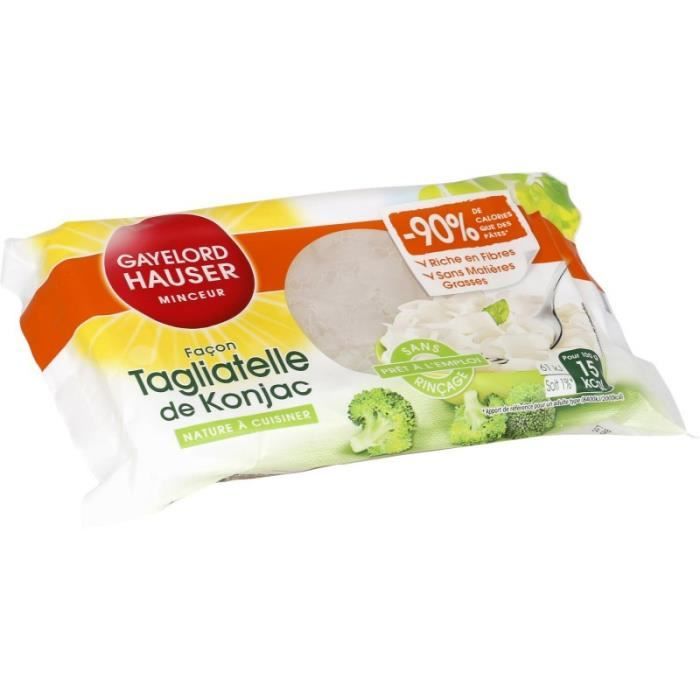 GAYELORD HAUSER - Tagliatelles Konjac Sans Rincage 160G - Lot De 4