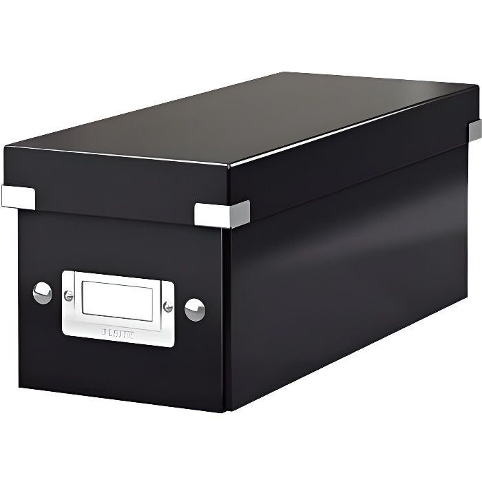 LEITZ Boîte de Rangement Click & Store CD Noir