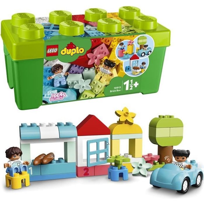 LEGO® 10913 DUPLO Classic La Boîte De Briques Jeu De Construction Avec Rangement, Jouet éducatif pour Bébé de 1 an et plus