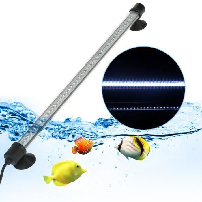 SA 38cm Lampe d'Aquarium LED d'Éclairage Imperméable Pour Aquarium - Lumière Blanche - SABSP0218A4075
