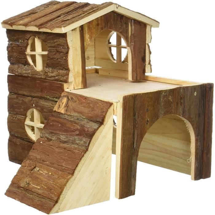 Cage pour petits animaux Trixie 6129 Natural Living Bjork Maison pour Lapin ou Petit Rongeur 31 times 28 times 29 cm65