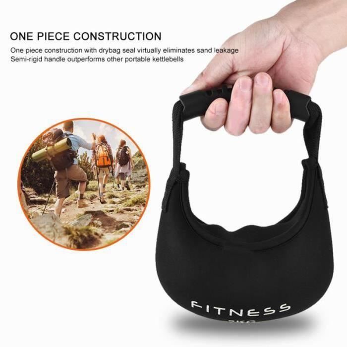 BG14165-Portable Kettlebell Exercice Poids Fitness Home Gym Workout Musculation Kettlebell (2kg)-ROS