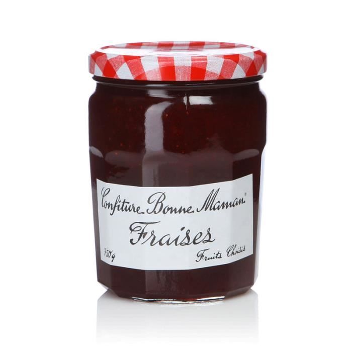 BONNE MAMAN Confiture de fraises - 750 g