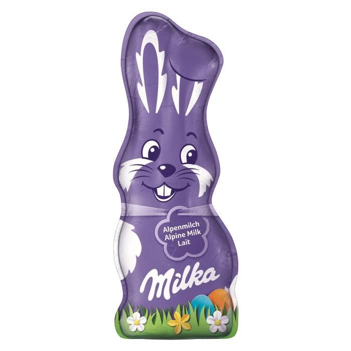 3x Milka lapin de Pâques Chocolat Lait 90g