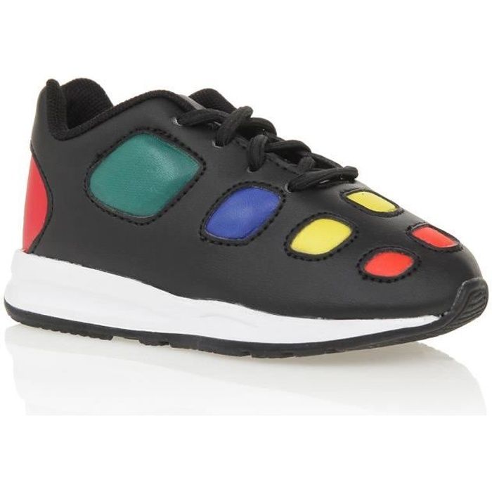 LE COQ SPORTIF Baskets ZEPP INF RAINBOW- Enfant - Noir/Coloré