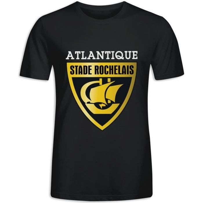 Tee Shirt avec imprimé en Stade Rochelais Manche Courte Tee Homme