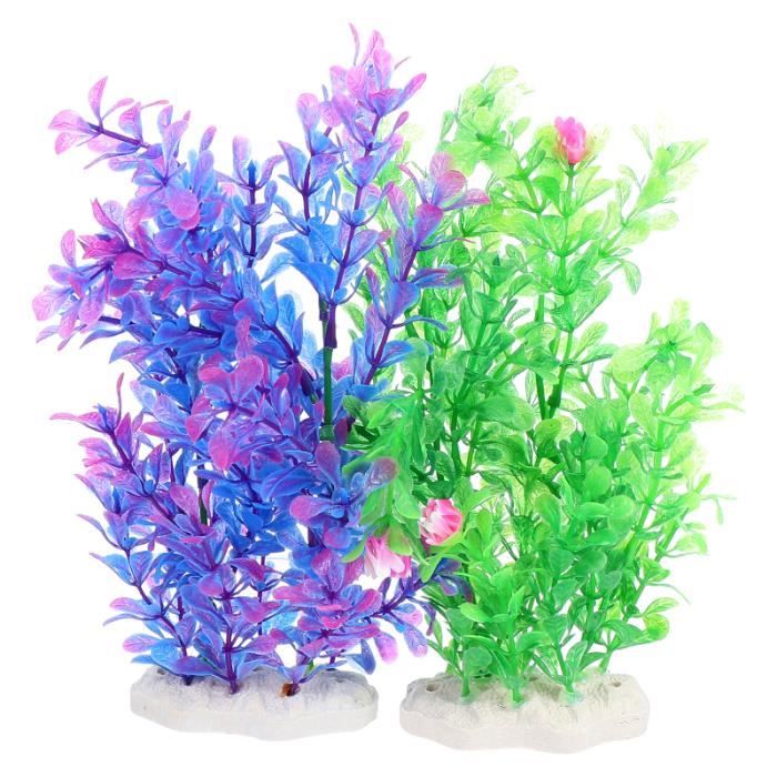 2 pcs Artificielle Fish Tank Plante D'eau Décorative Faux pour Aquarium DISTRIBUTEUR DE BOISSON CHAUDE OU FROIDE