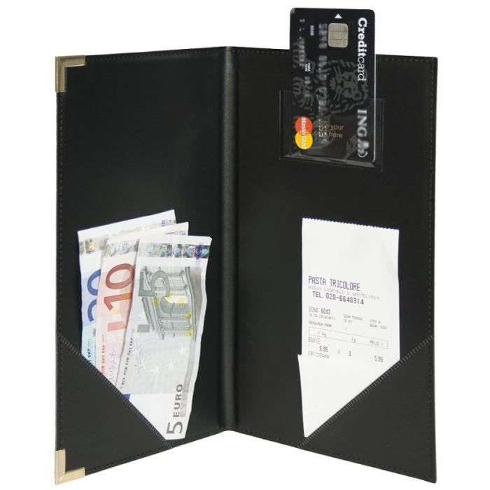Lot de 10 Porte-additions Classique - DEMC-CRBP-BL-10 5 Similicuir