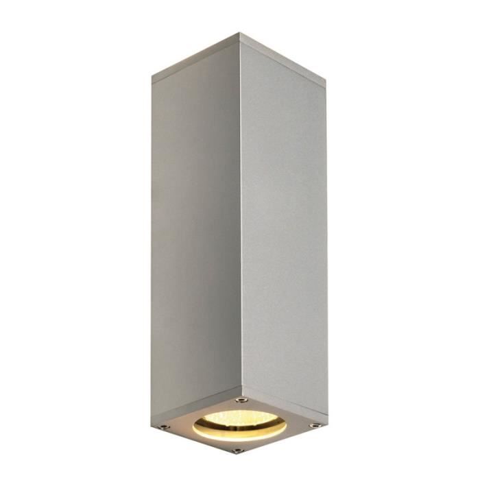 THEO UP DOWN, applique, gris argent, QPAR51 max. 2x50W Gris Argent