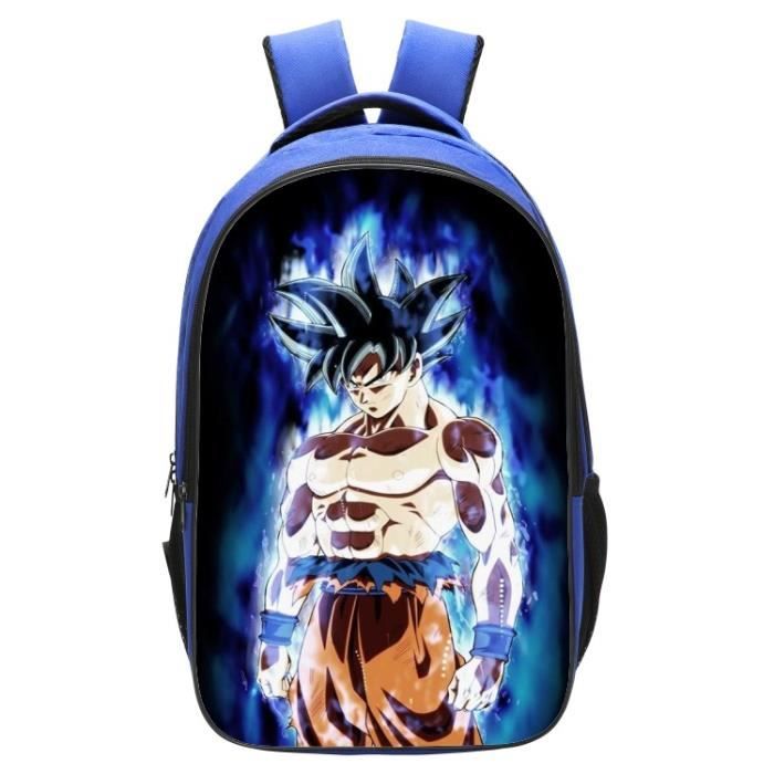 Sac à dos Enfants Dragon Ball 16- nior Goku Haut qualité cartable d'écolie réversible Sac à main Nouvelle mode 20