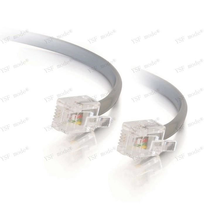 YSF mode® Cable téléphone RJ11 20m