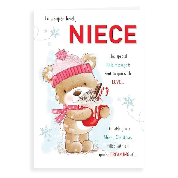 Piccadilly Greetings Biglietto Di Natale Per Cognati - Con 2 Orsacchiotti, 23x15 Cm, Prodotto UK
