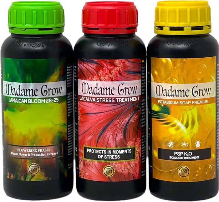 Kit Fertilizzanti Organici Madame Grow 7-Pack - Concimi Per Coltivazione Marijuana Terapeutica | Sconto 40%