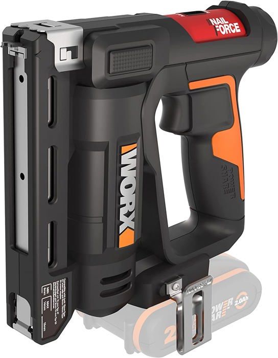 Cloueuse/Agrafeur - WORX - WX843.9 - Sans fil 20V - Vitesse 60 cps/min - 2000 clous max