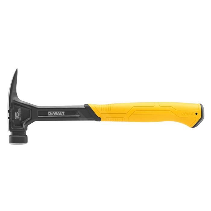 DeWALT Outillage Marteau de charpentier 454 g panne droite tête plate DWHT51003 0