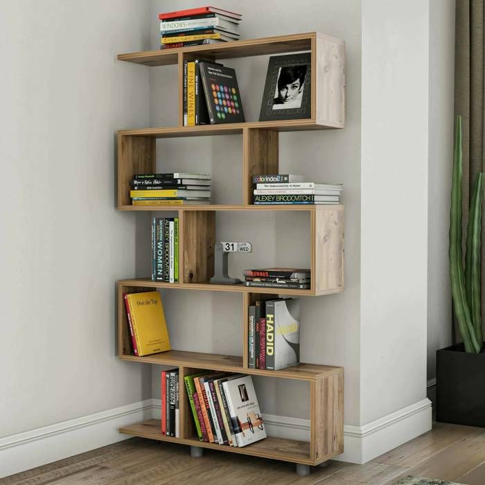 Dmora - Bibliothèque Severa 90x20xh156 cm chêne Panneau effet bois Dmora - Bibliothèque Severa 90x20xh156 cm chêne Panneau effet bois