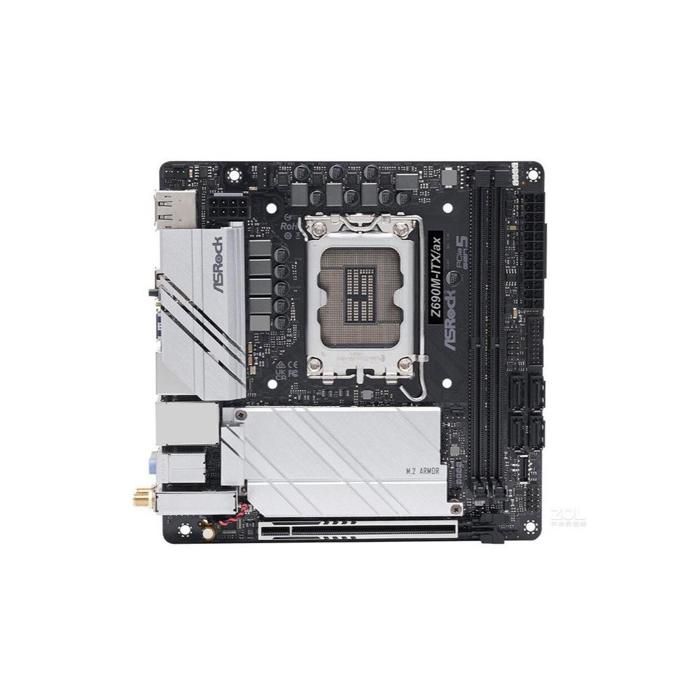 Carte mère ASRock Z690M-ITX/ax Intel Z690 LGA 1700 2xDDR4 64GB Mini-ITX - Asrock
