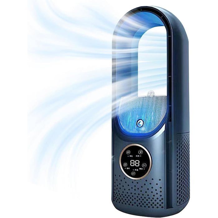 Climatiseur portable - XVX - 3 en 1 - Vent réglable - Minuterie - Design sans pales