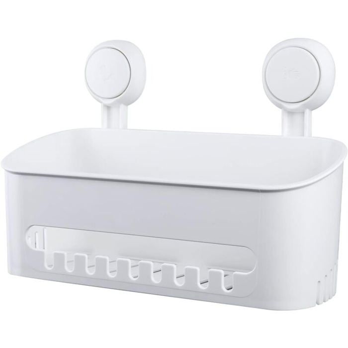 Étagère de douche murale à ventouse sans perçage panier de douche auto-adhésif en plastique pour salle de bain Odipie