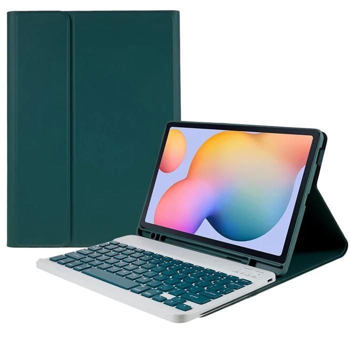 Pour Samsung Galaxy Tab S6 Lite (2024) / S6 Lite (2022) / S6 Lite (2020) Clavier Bluetooth détachable Étui pour clavier en cuir PU