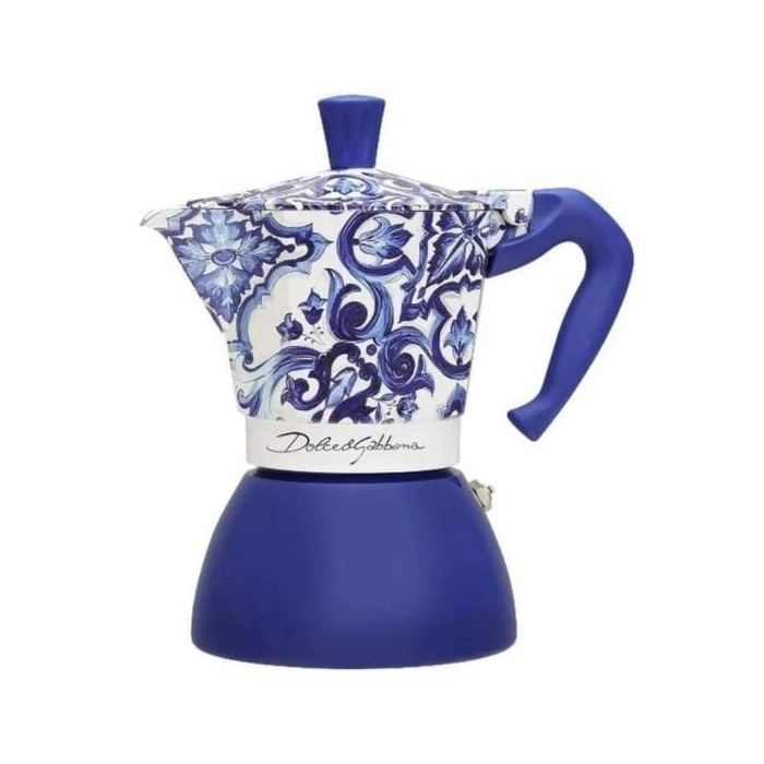 Cafetera Italiana Bialetti Moka Induction Dolce & Gabbana 6 Tazas Compatible Inducción Y Fuego Abierto - vue 2