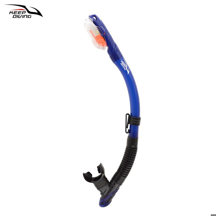 Tuba De Plongée Ultra Sec Cyrank - Embout Silicone Et Valve Purge, Tube Respirant Pour Snorkeling Apnée