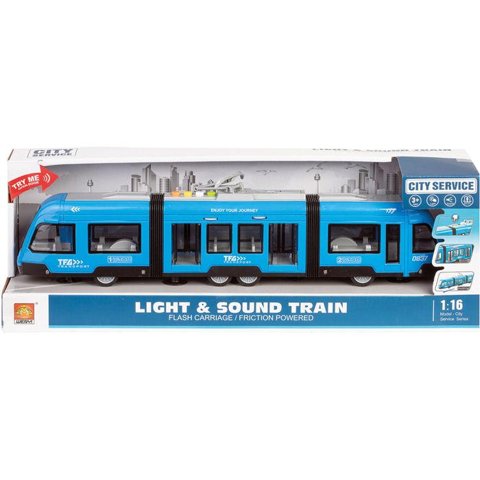 Jeux de voiture Tramway Rétro-Friction Son et Lumière WDK Partner