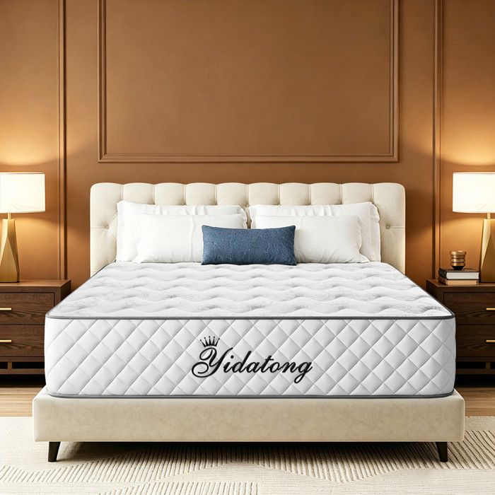 Matelas 90x200 cm Mousse à mémoire de Forme Fermeté Moyenne Ultra Respirante Sommeil Indépendant Silence Oeko-TEX Ép 26cm