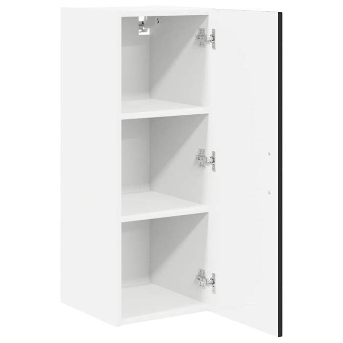 Printemps 2026 SoldesBuffet de cuisine - Meuble Rangement - Noir 30 x 31 x 80 cm Bois dingénierie 6576159