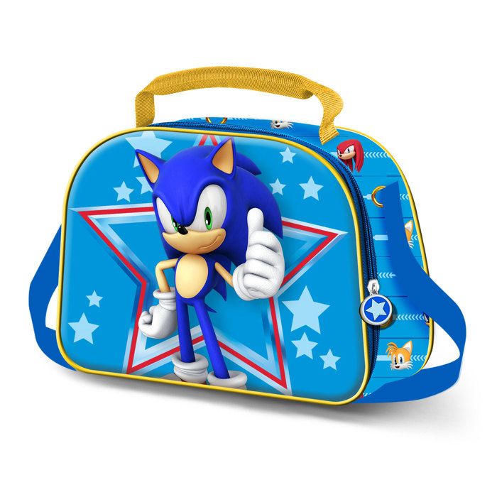 Sac Repas 3D - Sonic Star - Bleu - Taille Unique